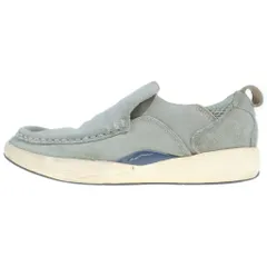 VISVIM (ヴィスヴィム) 01AW TWONBLY 初期 トゥオンブリー スウェードレザーローカットスニーカー スリッポン ライトブルー V001-03のサムネイル