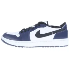 NIKE (ナイキ) AIR JORDAN 1 LOW GOLF エアジョーダン1 ローカットスニーカー シューズ ゴルフ ネイビー US9.5/27.5cm DD9315-104のサムネイル