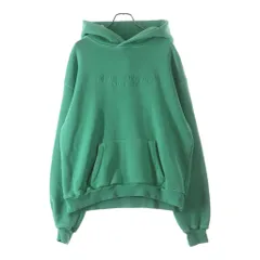 ALEXANDER WANG (アレキサンダーワン) 22SS エンボスロゴ スウェットプルオーバーパーカー グリーン UCC3221534のサムネイル