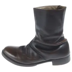 wjk (ダブルジェイケイ) Twist zip up boot 897 ツイスト サイドジップアップ レザー ロングブーツ ブラウンのサムネイル