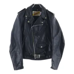 SCHOTT (ショット) 80-90S VINTAGE 618 RIDERS USA製 バイカータグ ヴィンテージ レザー ダブルライダースジャケット バーカータグ後期 ブラックのサムネイル