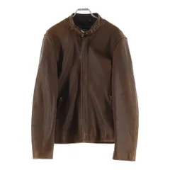 SCHOTT (ショット) クラシックレーサー シングルライダース レザージャケット ブラウン 3161055のサムネイル