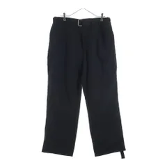 OAMC (オーエーエムシー) Peacemaker Regs Pant ナイロンギャバジン PCM3OP01A-PL003-99 ベルテッドパンツ ブラックのサムネイル