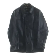 SCHOTT (ショット) カーコート レザージャケット ブラック 馬革×ウール #40 633SJHのサムネイル