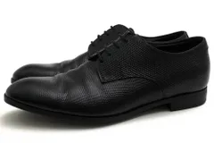アルマーニ／EMPORIO ARMANI シューズ ビジネスシューズ 靴 ビジネス メンズ 男性 男性用 レザー 革 本革 ブラック 黒  X4C530 XF349 DERBY MATT CALF LIZARD PRINTED イーグルロゴ プレーントゥのサムネイル