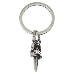 CHROME HEARTS (クロムハーツ) RNG&No5 DGGR キーリング#5ダガー シルバー キーチェーンのサムネイル