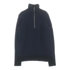 RAF SIMONS (ラフシモンズ) 22AW Reversible Fisherman Sweater ハーフジップ フィッシャーマン ニットセーター ネイビー 222-841のサムネイル