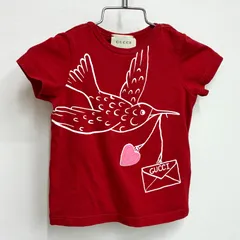 【グッチ GUCCI】キッズ 半袖プリントTシャツ 80 12/18m レッド 赤のサムネイル