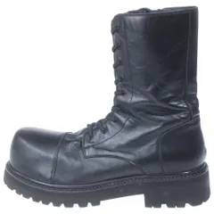 VETEMENTS (ヴェトモン) 25AW Stomp Combat Boot UH76BT800B ストンプ コンバット レースアップ レザーブーツ ブラックのサムネイル