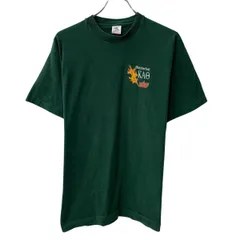 90s USA製 FRUIT OF THE LOOM 半袖 プリントTシャツ L グリーン フルーツオブザルーム プルオーバー 90年代 カットソー 夏物 a807-5589のサムネイル