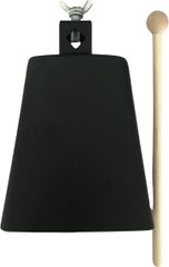 STSG Cowbell Percussion Instrument with Sticks, Durable Drum Set, Sturdy Metal Accessory, Portable, for Drummers (Size 6)