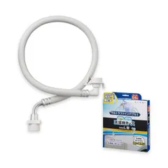 SANEI サンエイ ウルトラファインバブル自動洗濯機給水ホースL型 G3/4 PT1706-1-0.8のサムネイル