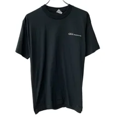 90s USA製 FRUIT OF THE LOOM 半袖 プリントTシャツ L ブラック フルーツオブザルーム 90年代 コットンポリ カットソー 夏物 a807-5611のサムネイル