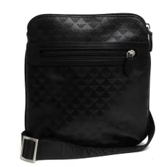 アルマーニ／EMPORIO ARMANI バッグ ショルダーバッグ 鞄 メンズ 男性 男性用 レザー 革 本革 ブラック 黒  YC043 Y4M167 PIATTINA VITELLO STAMPA ALL OV イーグルロゴのサムネイル