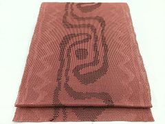 平和屋着物○男性 ひげ紬 色無地 濃藍色 正絹 逸品 AABI0030cs - メルカリ