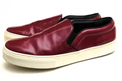 セリーヌ／CELINE シューズ スニーカー 靴 ローカット メンズ 男性 男性用 エナメル パテント レザー 革 本革 レッド ブラウン 赤 茶  3136530SKD Shoes Slip-On Sneaker スリッポンのサムネイル