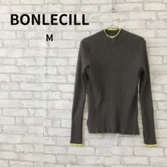 BONLECILL ハイネック リブニット セーター M 古着のサムネイル