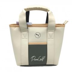 新品】PUMA GOLF ボストンバッグ クリーム×カーキ ゴルフ タグ付き