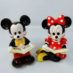 ディズニー 陶器品 レトロ ミッキーマウス ミッキー＆ミニー 《NO 01418》のサムネイル