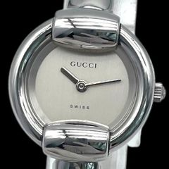 新品電池 稼働品 GUCCI グッチ 8600J 腕時計 クォーツ QZ 2針 SS