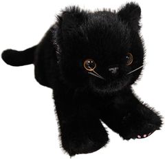 希少 80年代 ビンテージ 日本製 童心 黒猫 ぬいぐるみ レトロ 昭和