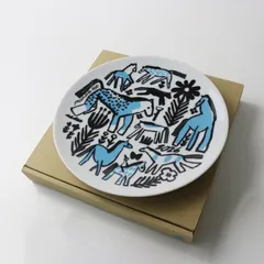 新品 保管品 2026年 マーブルシュッド marble sud  イヤープレート ブルー┃お皿 お馬柄【2400014987072】のサムネイル