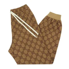 【極美品】GUCCI グッチ GGテクニカル ジャージー ジョガー トラック パンツ S 国内正規品 47591のサムネイル