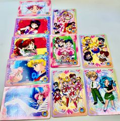 セーラームーン DX両面ブロマイド カード 大きめ レトロ アマダ 5枚