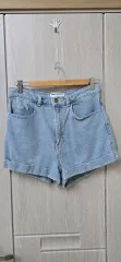 66 正規品/Made in USA American Apparel ハイウエスト ロールアップ デニムのサムネイル