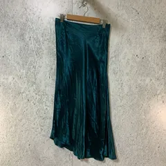EPOCA THE SHOP エポカザショップ ドレープスカート グリーン 38サイズ 〇□のサムネイル