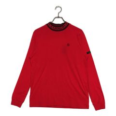極美品 St.ANDREWS モックネック 総柄*シャツ メンズL ゴルフ/スポ