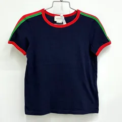 【グッチ GUCCI】キッズ シェリーラインTシャツ 115 (6)ネイビーのサムネイル