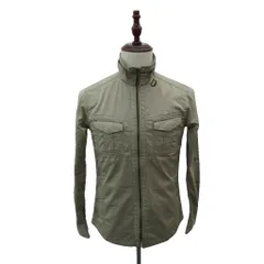 エムケーミッシェルクランオム MK MICHEL KLEIN HOMME スタンドカラージャケット 46 ベージュ ジップアップ ミドル丈 /YS13 ■ECA006のサムネイル