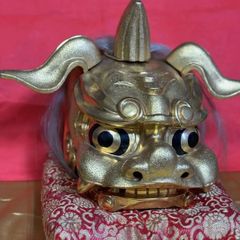 ガネーシャ様専用 獅子頭 新品 送料無料 獅子舞 昼神小獅子造形工房作