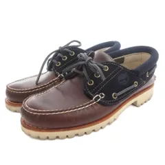 ティンバーランド Timberland デッキシューズ レースアップ レザー 7 茶 ブラウン /FF ■GY53のサムネイル
