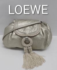 LOEWE ヒール ショルダーバッグ ストライプ - メルカリ