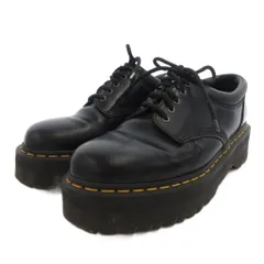 ドクターマーチン DR.MARTENS レザーシューズ レースアップ 厚底 ステッチ 9 黒 ブラック /FF ■GY53のサムネイル