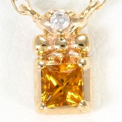 未使用品 pt950 天然シトリン pt850 ネックレス 未使用品 pt950 天然シトリン pt850 ネックレス - メルカリ