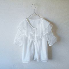 TAO COMME des GARCONS 丸襟 リボンフリル カットソー - メルカリ