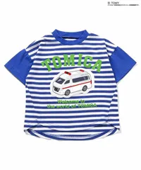TOMICA４車種プリントTシャツ　BIT'Z B407016　ブルーのサムネイル