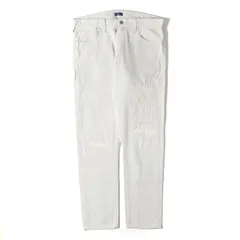 【美品】VANQUISH ヴァンキッシュ パンツ オフホワイト 白 サイズ:32 | fragment design ダメージリペア加工 5ポケット ピケパンツ | ボトムス ズボン【メンズ】【中古】のサムネイル