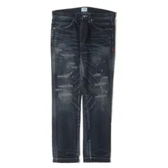 【美品】WTAPS ダブルタップス パンツ インディゴ サイズ:S | ダメージリペア加工 スキニー デニムパンツ (BLUES VERY SKINNY TRASH) | ボトムス ジーンズ ジーパン【メンズ】【中古】のサムネイル