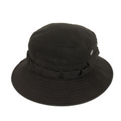 【美品】NEW ERA ニューエラ ハット ブラック 黒 サイズ:M/L | mastermind JAPAN コットンダック ジャングルハット | ブランド コラボ アイテム モデル 帽子【メンズ】【中古】