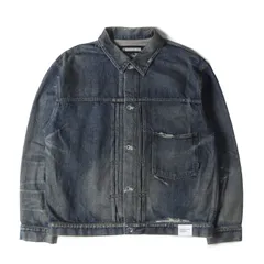 【新品同様】NEIGHBORHOOD ネイバーフッド ジャケット インディゴ サイズ:XL | 24AW ヴィンテージ加工 1stタイプ サベージ デニムジャケット (SAVAGE DENIM TYPE-1 JACKET)【メンズ】【中古】のサムネイル