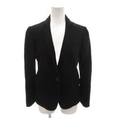 グリーンレーベルリラクシング ユナイテッドアローズ green label relaxing 美品 テーラードジャケット 38 黒 ブラック シングル /SJ ■ECF006のサムネイル