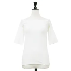 【美品】JANE SMITH ジェーンスミス カットソー ホワイト 38(M) | 25春夏 オフショルダー ハーフスリーブ トップス | COTTON POLYURETHANE OFF SHOULDER HALF SLEEVE TOPS【中古】のサムネイル