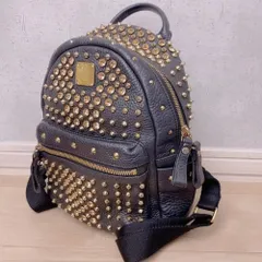 【美品】MCM ヴィセトス リュックサック ブラック スタッズ ビジュー 黒 バックパック エムシーエム デイパック ミニリュック 鞄 カバン レディース メンズ 地雷系 量産型 韓国 ストリート サブカル 歌舞伎町 ぴえん系 推し活 希少 y2k ギフトのサムネイル