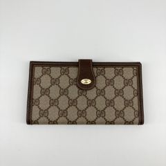 美品✨GUCCI オールドグッチ 長財布 GG柄 シェリーライン PVCレザー