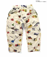 TOMICA総柄バレルパンツ 10分丈　BIT'Z B421016　キナリのサムネイル