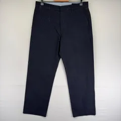 古着 バナナリパブリック Banana Republic パンツ チノパン ジッパーフライ ストレート w33 L32  ネイビー系 ストライプ メンズのサムネイル